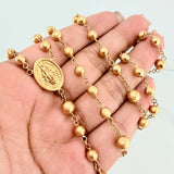 Rosario Virgen Milagrosa 13.2 g / 40 cm / 6mm-5 mm Oro Amarillo 18K