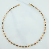 Tobillera Gc 3.05 g / 28 cm / 3 mm Tres Oros 18K