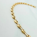 Tobillera Gc 3 g / 27.5 cm / 3 mm Oro Amarillo 18K