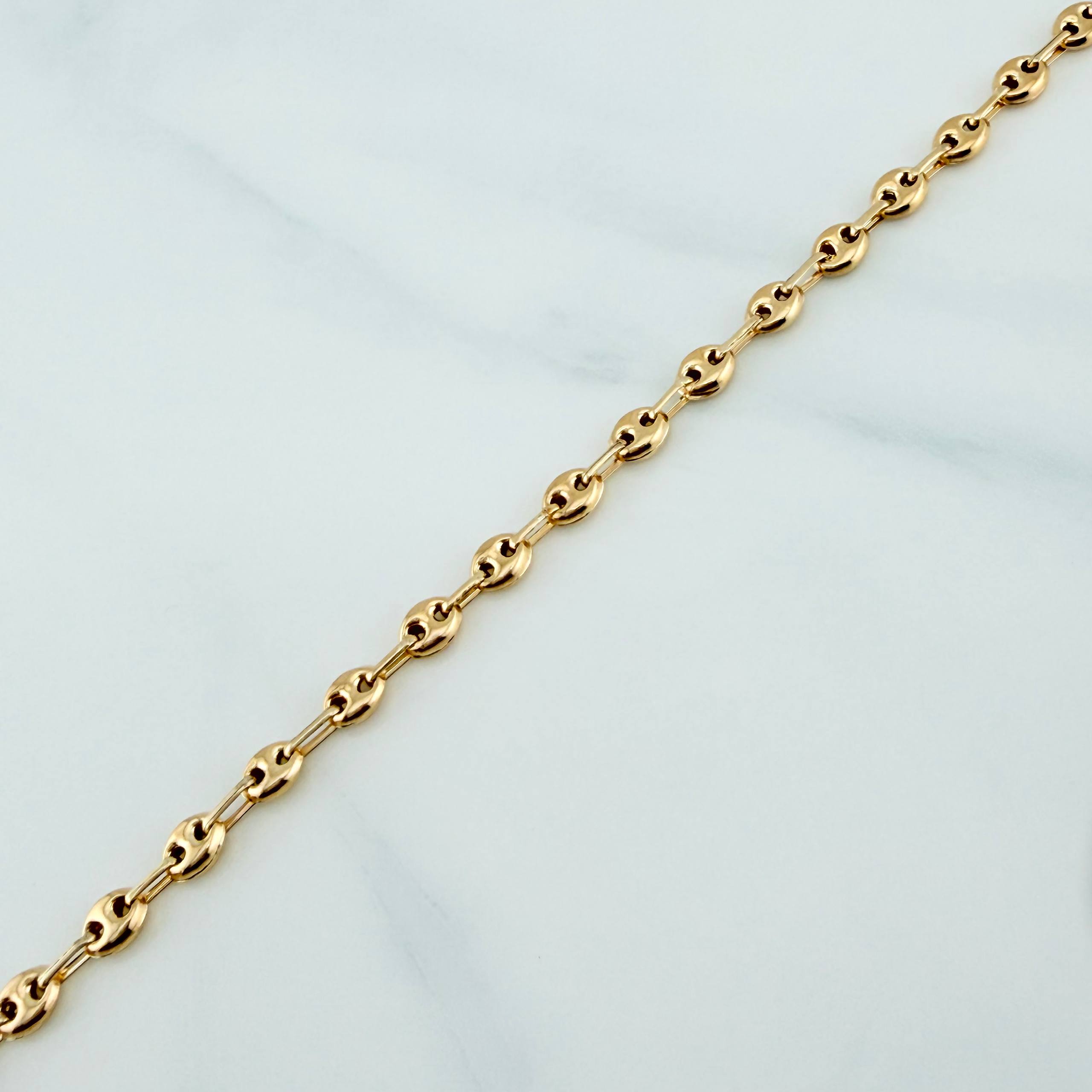 Tobillera Gc 2.8 g / 25 cm / 3.2 mm Oro Amarillo 18K