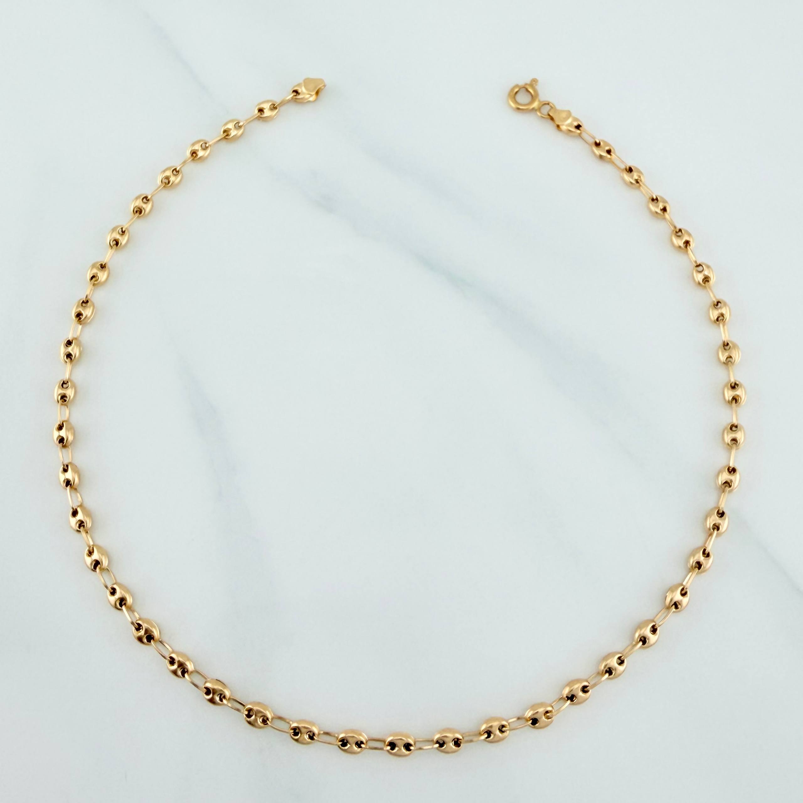 Tobillera Gc 3.05 g / 26.5 cm / 3 mm Oro Amarillo 18K