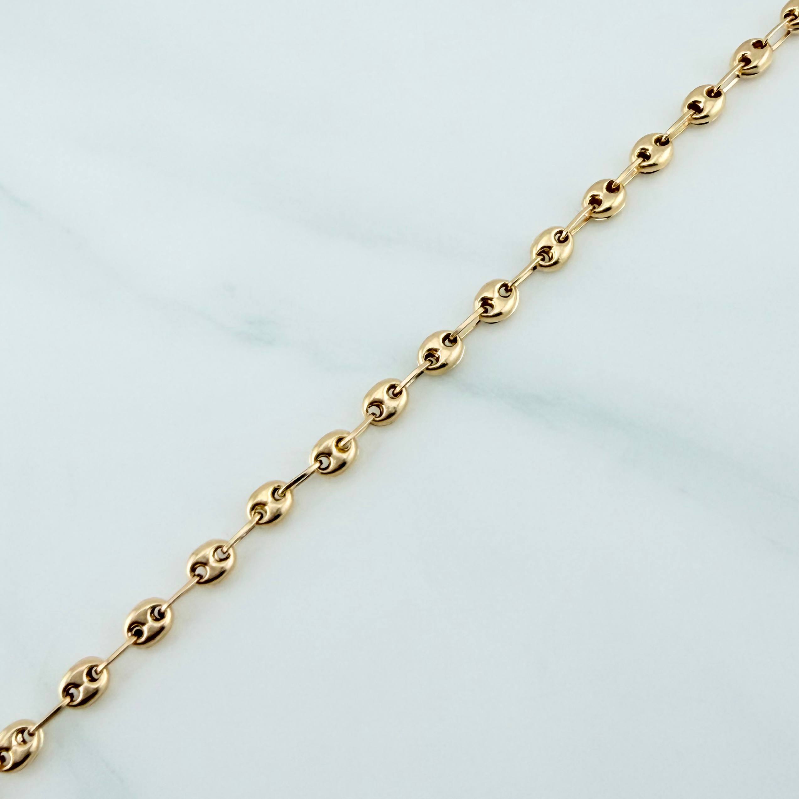 Tobillera Gc 3.05 g / 26.5 cm / 3 mm Oro Amarillo 18K