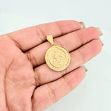 Dije San Benito 3 g / 3.2 cm Oro Amarillo 18K