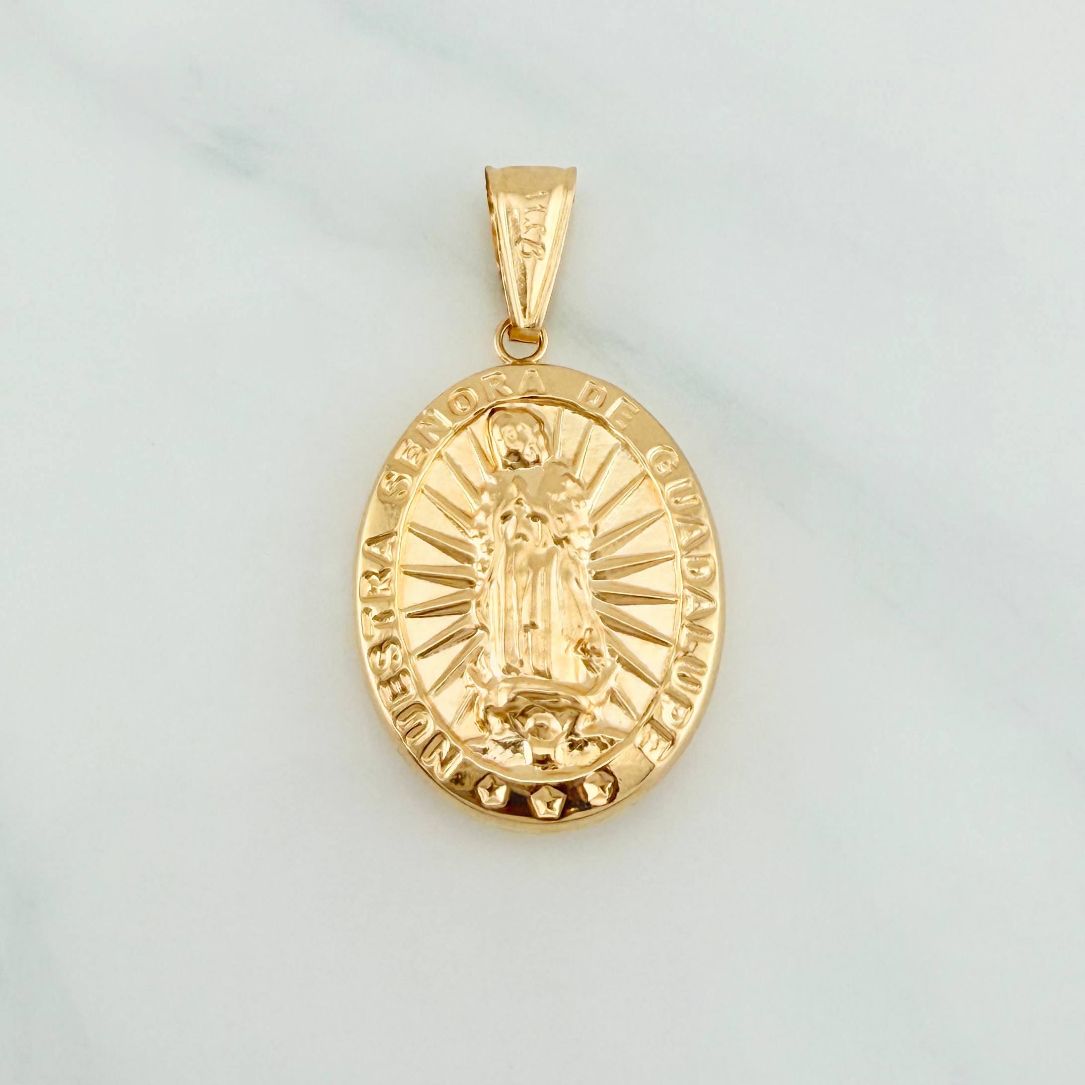 Dije Virgen Guadalupe 2.4 g / 3.7 cm Oro Amarillo 18K