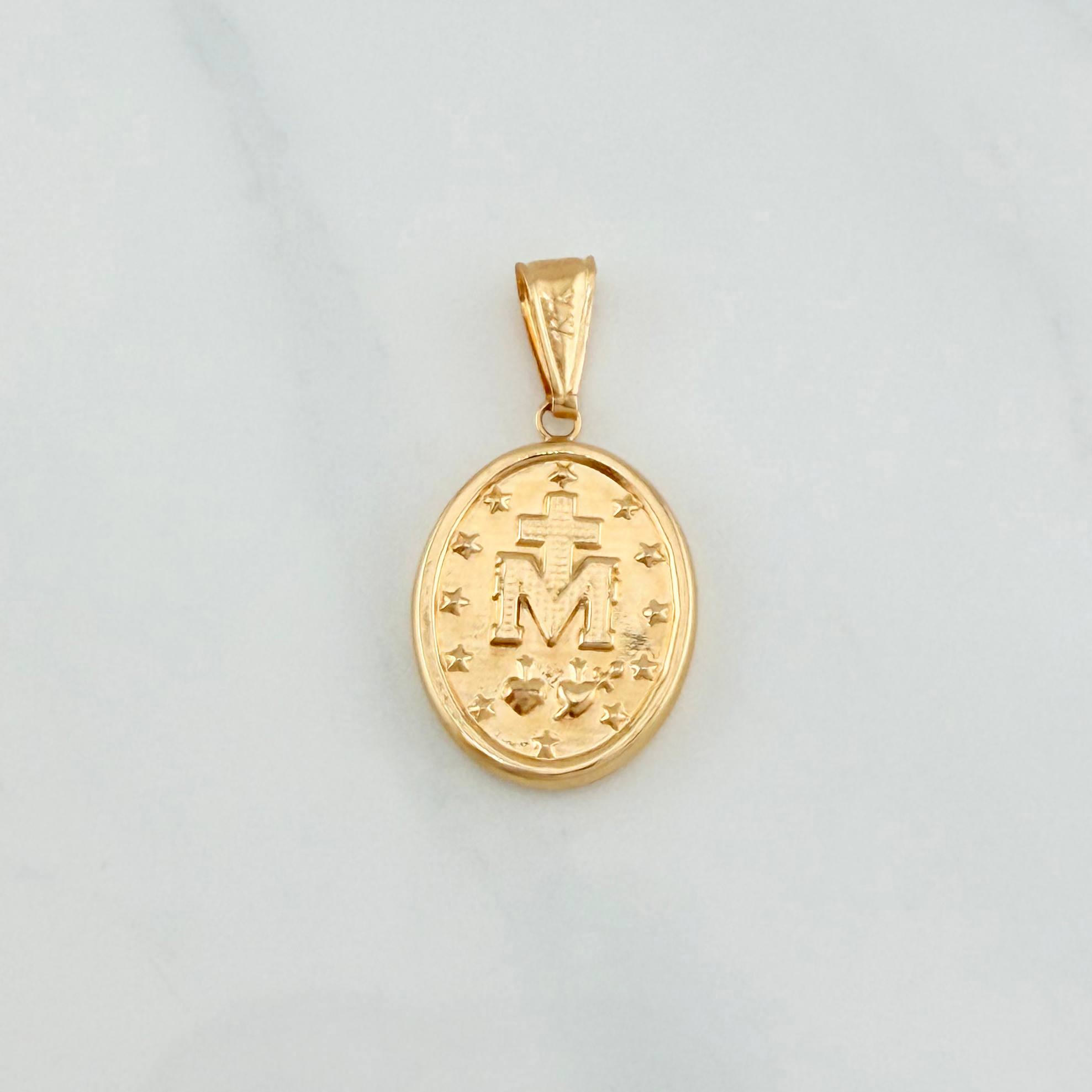 Dije Virgen Milagrosa 1.95 g / 3.4 cm Oro Amarillo 18K