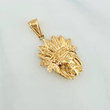 Dije Indio 1.85 g / 3.6 cm Oro Amarillo 18K