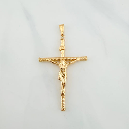 Dije Cruz Cristo 2.15 g / 5.9 cm Oro Amarillo 18K