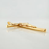 Dije Cruz Cristo 2.15 g / 5.9 cm Oro Amarillo 18K