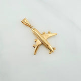Dije Avion 1.65 g / 3.6 cm Oro Amarillo 18K