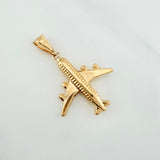 Dije Avion 1.6 g / 3.7 cm Oro Amarillo 18K