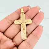 Dije Cruz Cristo 6.4 g / 5 cm Oro Amarillo 18K