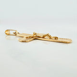 Dije Cruz Cristo 6.4 g / 5 cm Oro Amarillo 18K