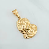 Dije Rostro Cristo 2.05 g / 3.6 cm Oro Amarillo 18K