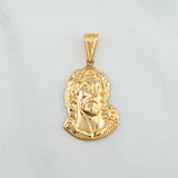 Dije Rostro Cristo 2.05 g / 3.6 cm Oro Amarillo 18K