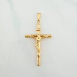 Dije Cruz Cristo 1.7 g / 5 cm Oro Amarillo 18K