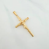 Dije Cruz Cristo 1.7 g / 5 cm Oro Amarillo 18K