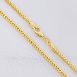 Cadena Franco 7.4g / 60cm / 1.7mm Oro Amarillo 18K