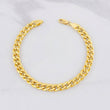 Pulso Cubano 4.15g / 19.1cm / 6.3mm Oro Amarillo 18K