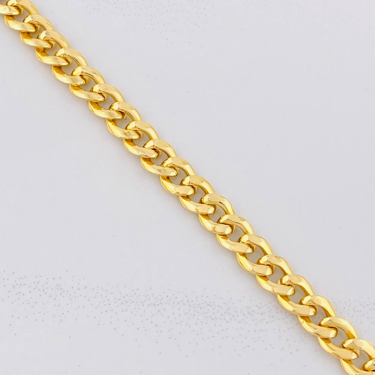 Pulso Cubano 4.15g / 19.1cm / 6.3mm Oro Amarillo 18K