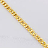 Pulso Cubano 4.15g / 19.1cm / 6.3mm Oro Amarillo 18K