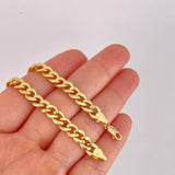 Pulso Cubano 4.15g / 19.1cm / 6.3mm Oro Amarillo 18K