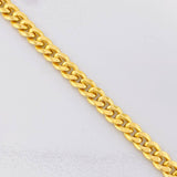 Pulso Cubano 5g / 19.3cm / 6.9mm Oro Amarillo 18K