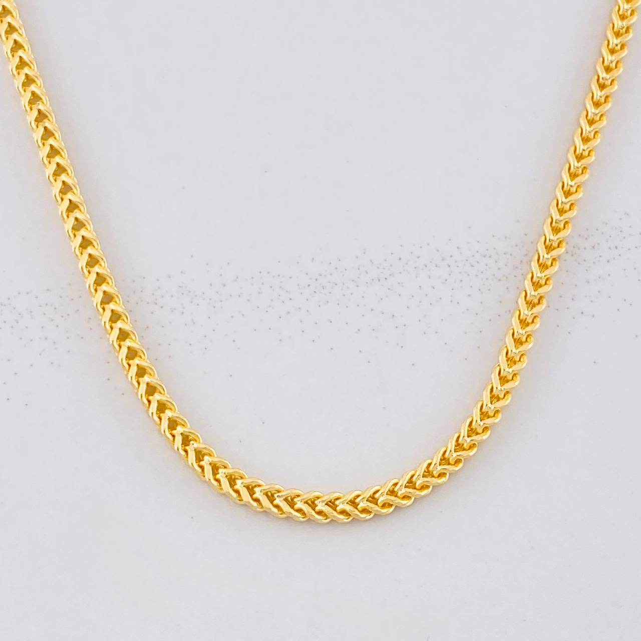 Cadena Franco 9.15g / 60cm / 2.2mm Oro Amarillo 18K