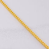 Cadena Franco 9.3g / 60cm / 2.2mm Oro Amarillo 18K