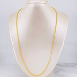 Cadena Franco 9.1g / 60cm / 2.2mm Oro Amarillo 18K