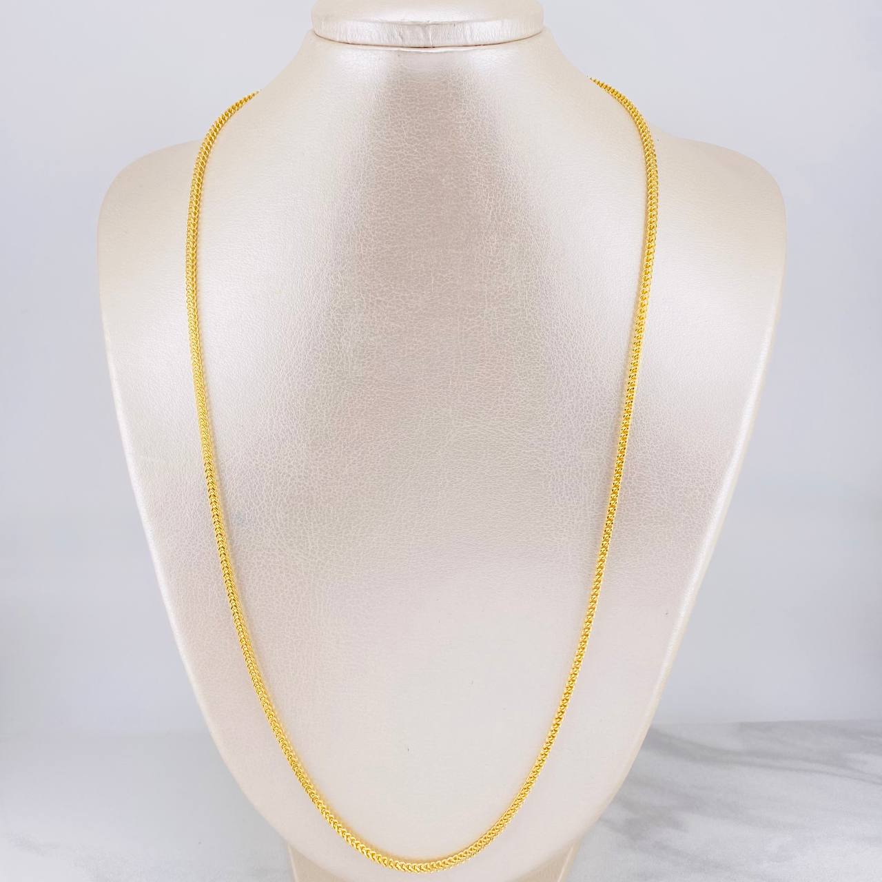 Cadena Franco 9.3g / 60cm / 2.2mm Oro Amarillo 18K