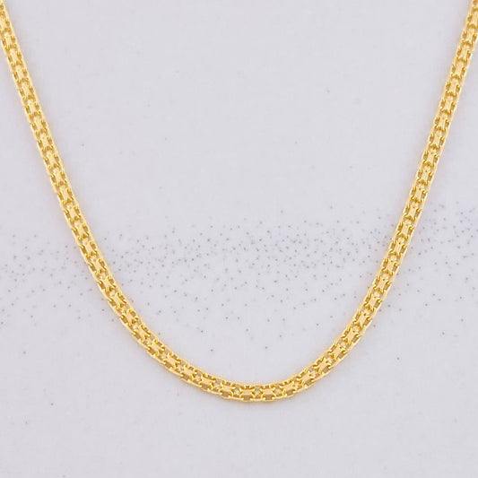 Cadena China 3.2g / 60cm / 1.4mm Oro Amarillo 18K