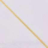 Cadena China 3.2g / 60cm / 1.4mm Oro Amarillo 18K