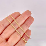 Cadena China 3.15g / 60cm / 1.4mm Oro Amarillo 18K