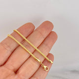Cadena Franco 7.4g / 60cm / 1.7mm Oro Amarillo 18K