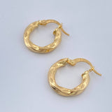 Candongas Isis 1.4gr / 1.5cm / Oro Amarillo 18K %