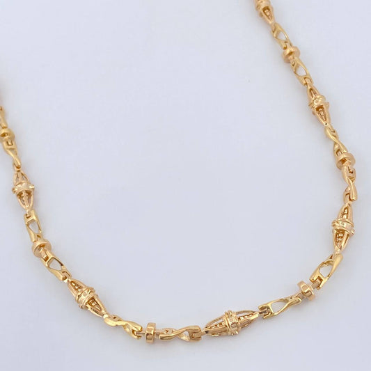 Cadena Dubai 31.05gr / 61.5cm / 4.65mm Oro Amarillo 18K %