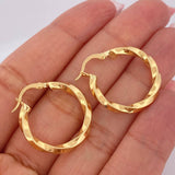 Candongas Kari 2.3gr / 2.6cm / Oro Amarillo 18K %