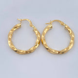 Candongas Kari 2.3gr / 2.6cm / Oro Amarillo 18K %