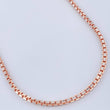Cadena Veneciana 28.7gr / 60.5cm / 2.7mm Dos Oros Blanco Rosa +3 18K $
