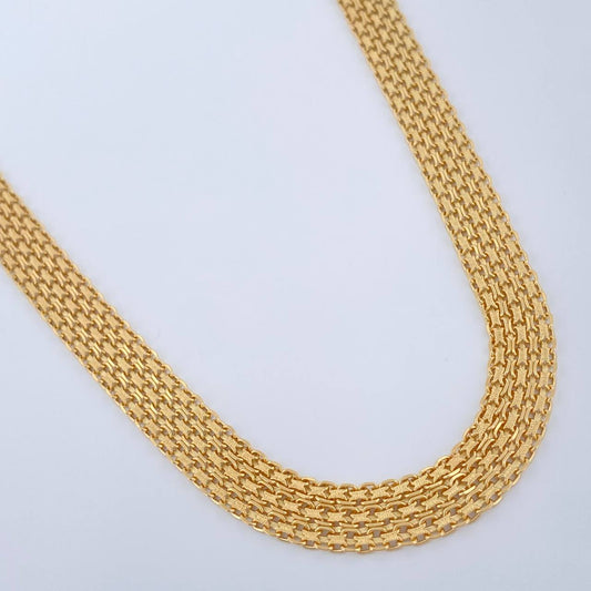 Cadena China 23.35gr / 61cm / 7.2mm Oro Amarillo +1 18K $