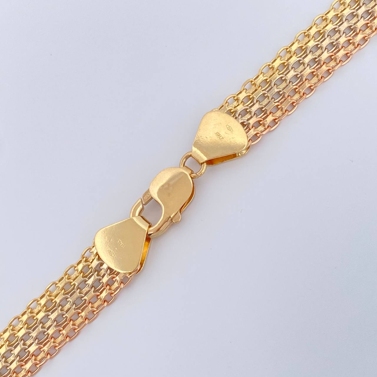 Cadena China 52.3gr / 61cm / 11.3mm Tres Oros +1 18K $