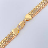 Cadena China 52.3gr / 61cm / 11.3mm Tres Oros +1 18K $