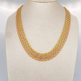 Cadena China 52.3gr / 61cm / 11.3mm Tres Oros +1 18K $