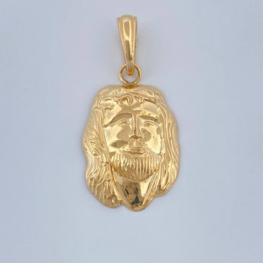 Dije Rostro Cristo 1.3gr / 3.1cm / Oro Amarillo 18K %