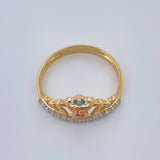 Anillo Tiara 15s 2gr / T6 1/2 / Tres Oros 18K %