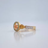 Anillo 15s 2.15gr / T6 1/2 / Tres Oros 18K %