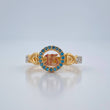 Anillo 15s 2.15gr / T6 1/2 / Tres Oros 18K %