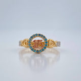 Anillo 15s 2.15gr / T6 1/2 / Tres Oros 18K %