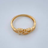Anillo Corazon Fe 2.1gr / T6 / Oro Amarillo 18K %