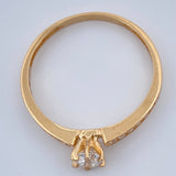 Anillo Solitario 1.9gr / T8 / Oro Amarillo 18K %